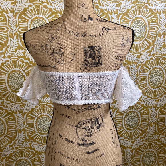 Victoria’s Secret Dream Angels Off The Shoulder Lace Bralette in Cream size L - Picture 11 of 13